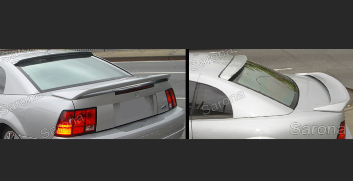Custom Ford Mustang Roof Wing  Coupe (1999 - 2004) - $299.00 (Manufacturer Sarona, Part #FD-005-RW)